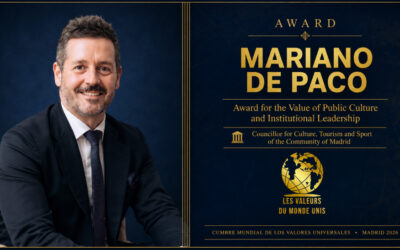 Mariano de Paco será reconocido por una trayectoria que ha unido creación cultural y responsabilidad institucional