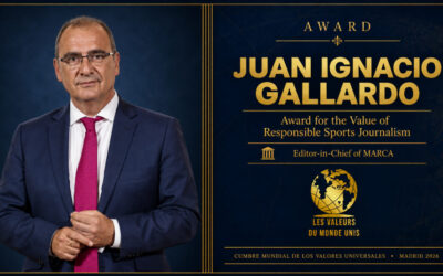 Juan Ignacio Gallardo, reconocido por su contribución al periodismo deportivo responsable