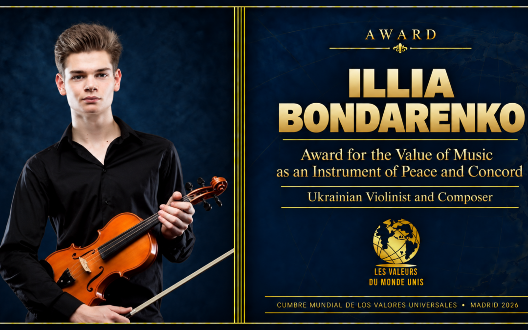 El violín de Illia Bondarenko, una llamada a la concordia que será distinguida en Madrid